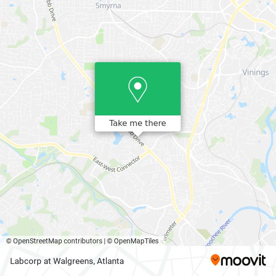 Labcorp at Walgreens map