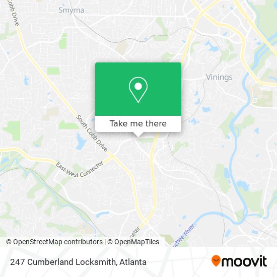 Mapa de 247 Cumberland Locksmith