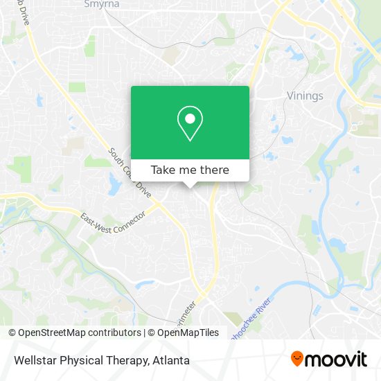 Mapa de Wellstar Physical Therapy