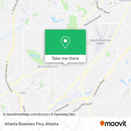 Mapa de Atlanta Business Pics