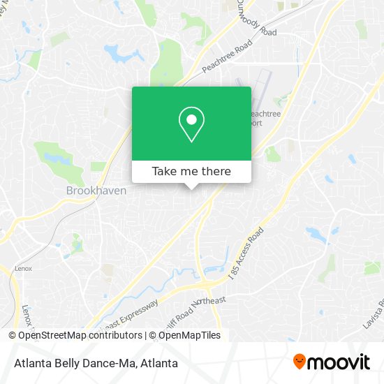 Atlanta Belly Dance-Ma map