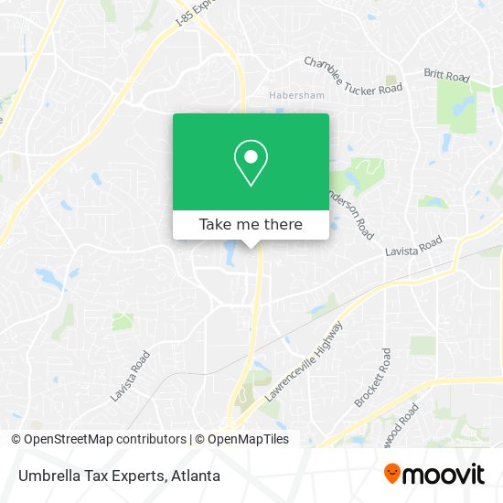 Umbrella Tax Experts map