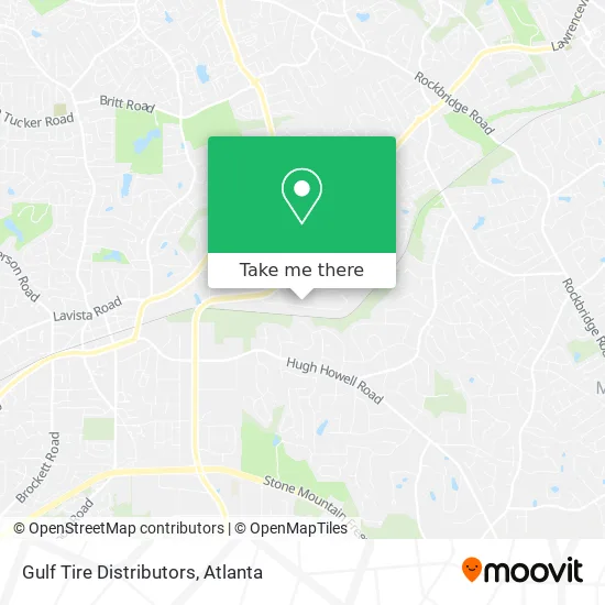 Gulf Tire Distributors map