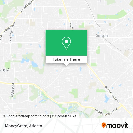 MoneyGram map