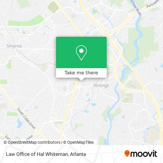 Law Office of Hal Whiteman map