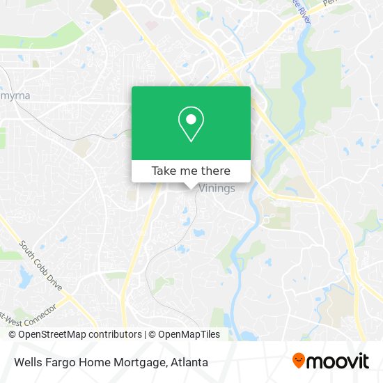 Mapa de Wells Fargo Home Mortgage