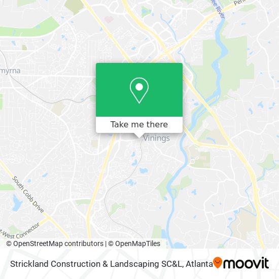 Mapa de Strickland Construction & Landscaping SC&L