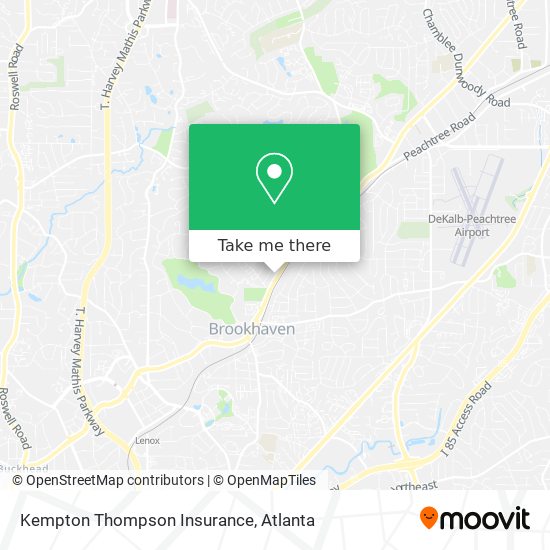 Kempton Thompson Insurance map