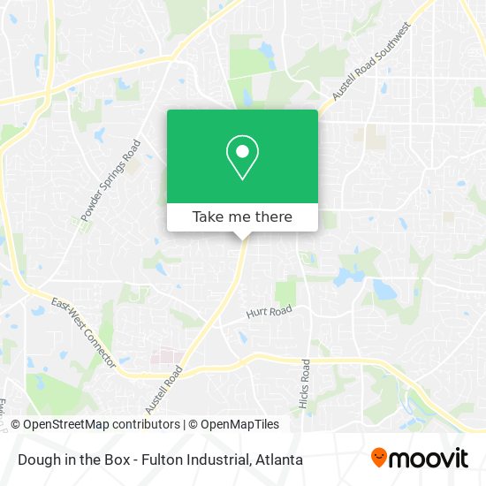 Dough in the Box - Fulton Industrial map