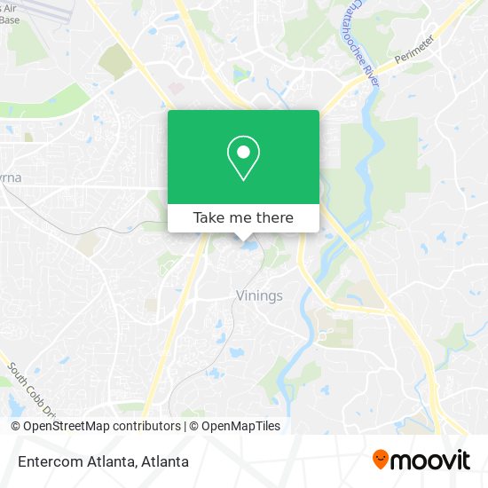 Mapa de Entercom Atlanta