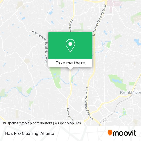 Mapa de Has Pro Cleaning