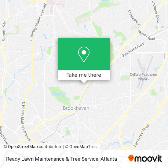 Ready Lawn Maintenance & Tree Service map