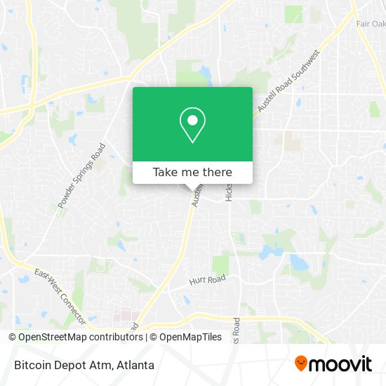 Mapa de Bitcoin Depot Atm