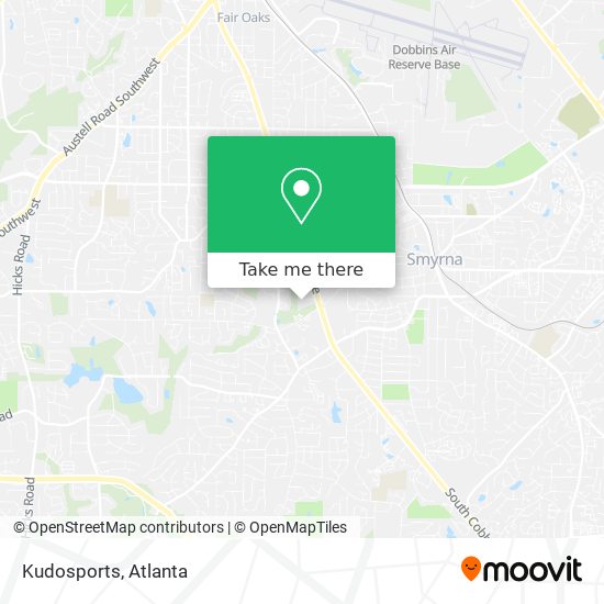 Kudosports map