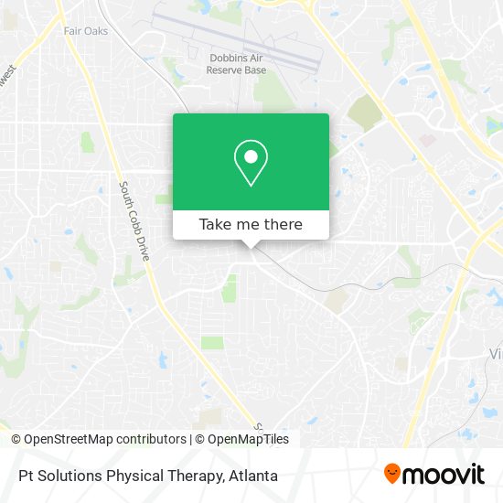 Pt Solutions Physical Therapy map