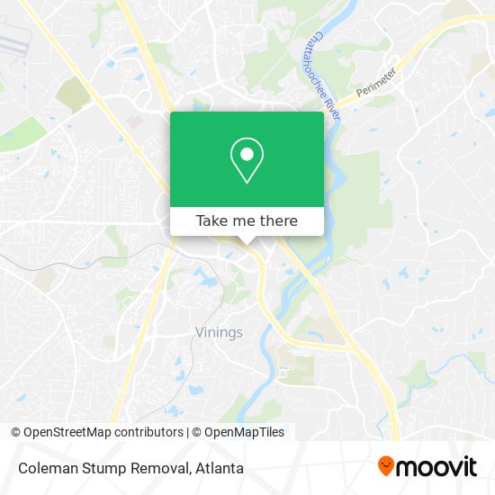 Mapa de Coleman Stump Removal