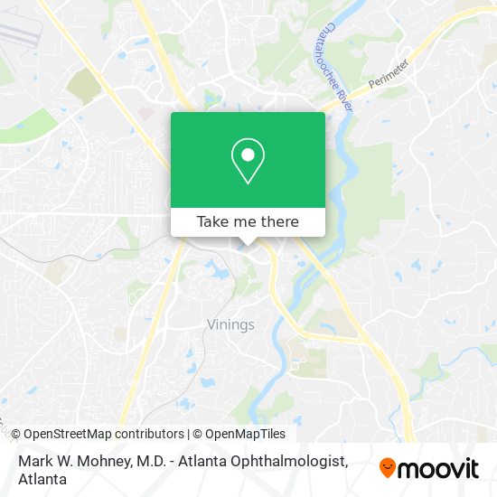 Mark W. Mohney, M.D. - Atlanta Ophthalmologist map