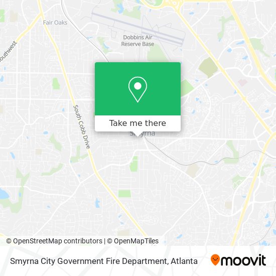 Smyrna City Government Fire Department map