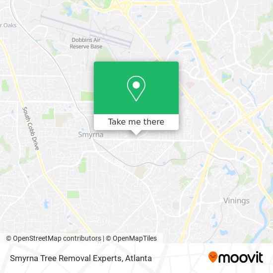 Mapa de Smyrna Tree Removal Experts