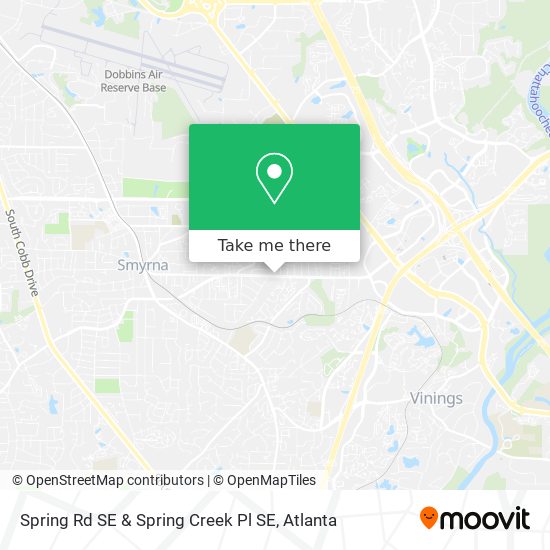 Mapa de Spring Rd SE & Spring Creek Pl SE