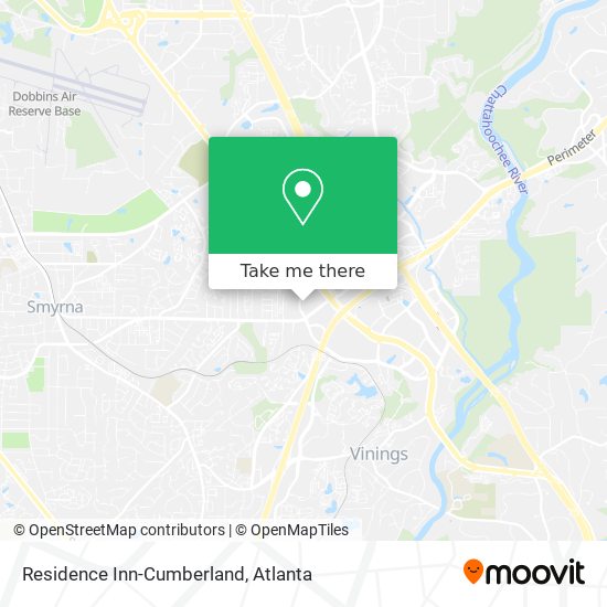 Mapa de Residence Inn-Cumberland