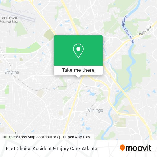 First Choice Accident & Injury Care map