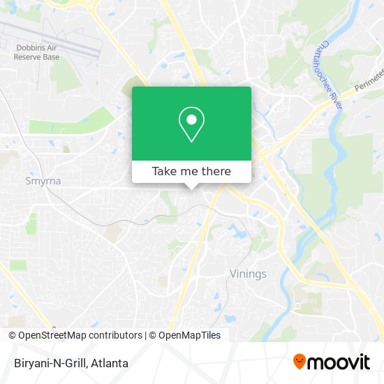 Biryani-N-Grill map