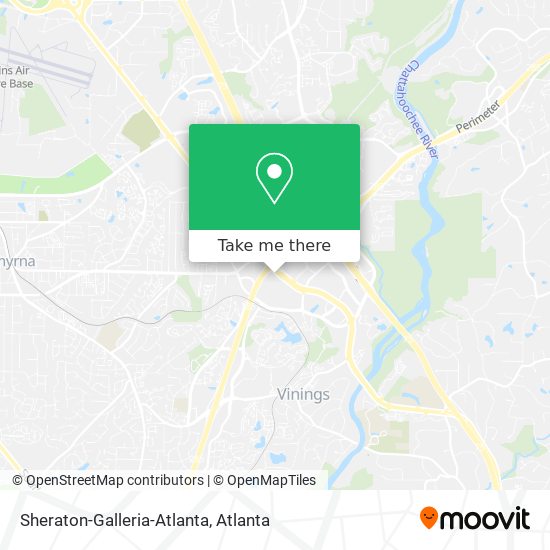 Mapa de Sheraton-Galleria-Atlanta