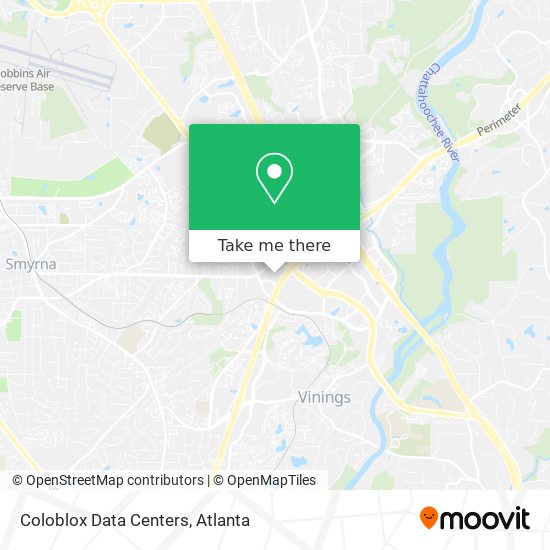 Coloblox Data Centers map