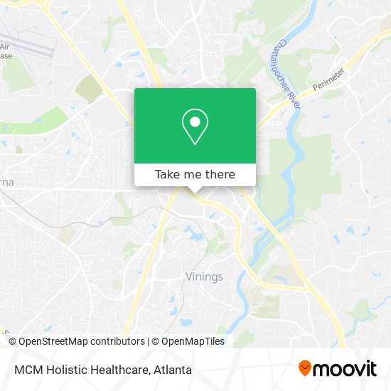 MCM Holistic Healthcare map