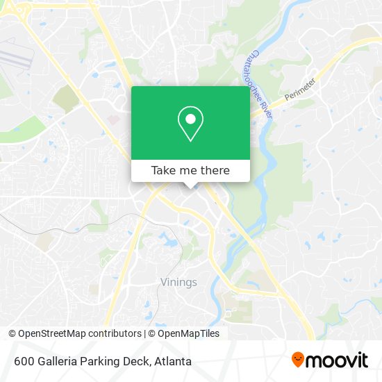 600 Galleria Parking Deck map