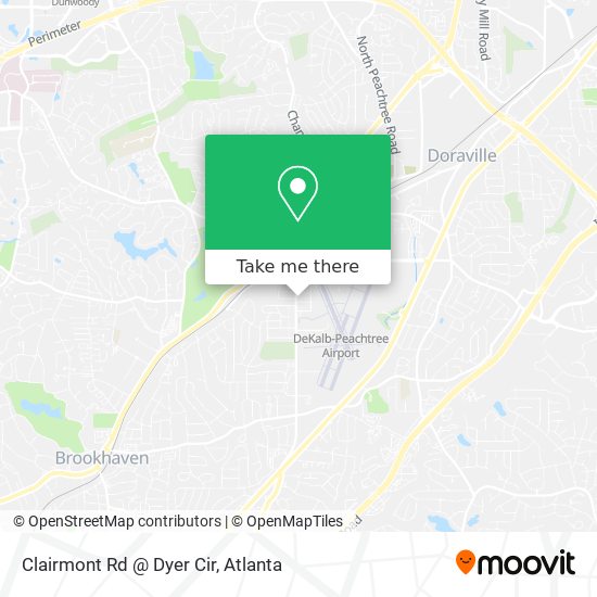 Clairmont Rd @ Dyer Cir map