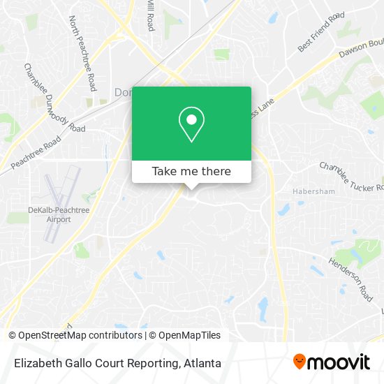 Elizabeth Gallo Court Reporting map
