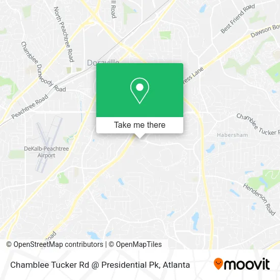 Mapa de Chamblee Tucker Rd @ Presidential Pk