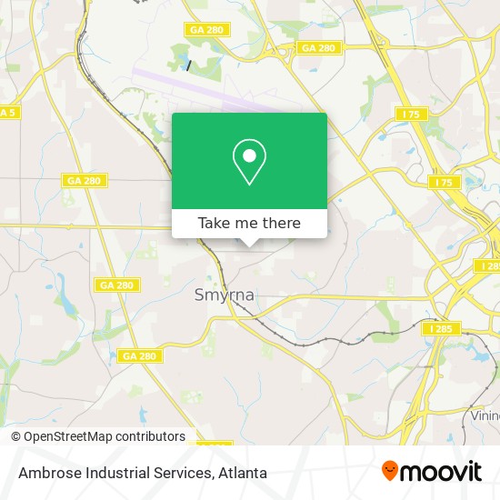 Ambrose Industrial Services map