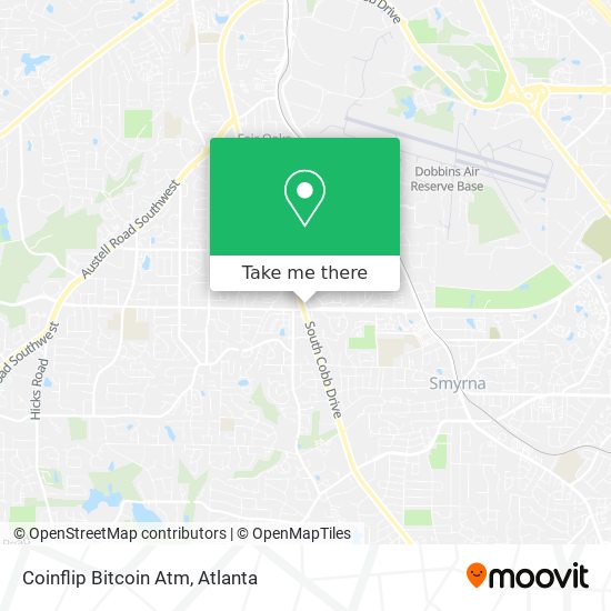 Mapa de Coinflip Bitcoin Atm