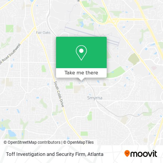 Toff Investigation and Security Firm map