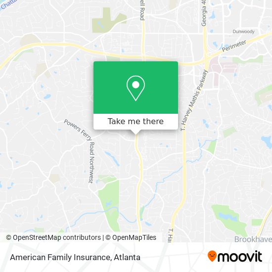 Mapa de American Family Insurance