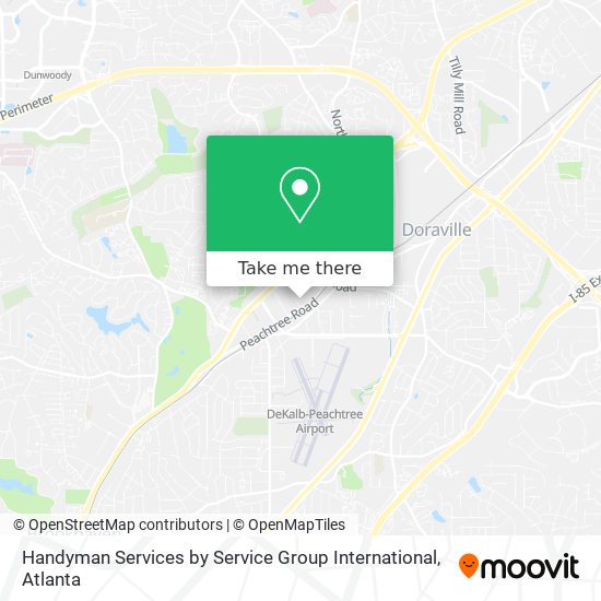 Mapa de Handyman Services by Service Group International