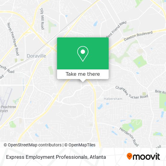Mapa de Express Employment Professionals