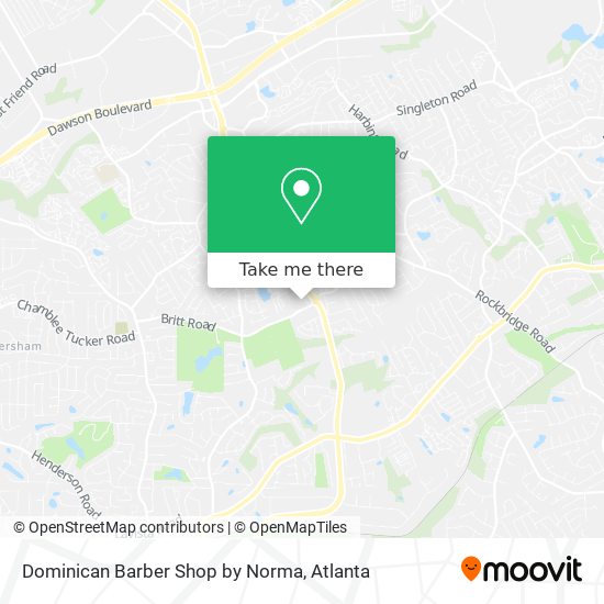 Mapa de Dominican Barber Shop by Norma
