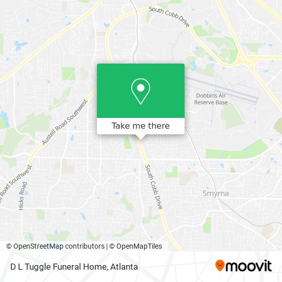 D L Tuggle Funeral Home map