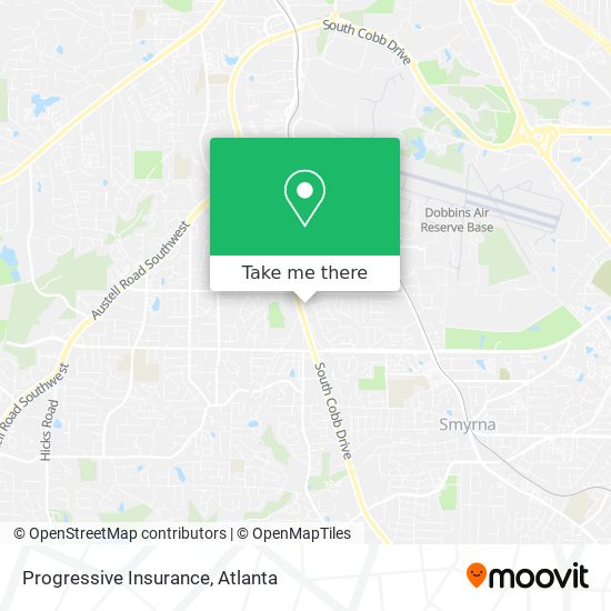 Progressive Insurance map