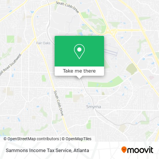 Mapa de Sammons Income Tax Service