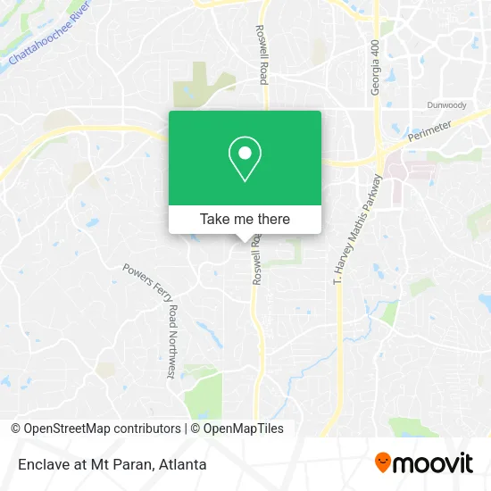 Enclave at Mt Paran map