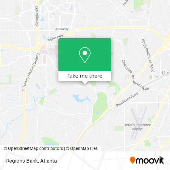 Regions Bank map