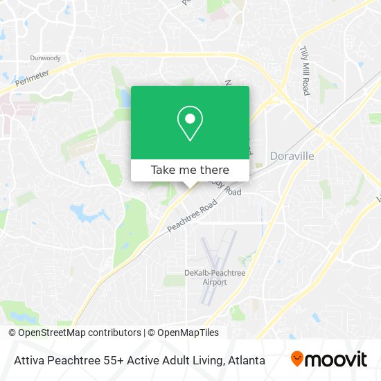 Attiva Peachtree 55+ Active Adult Living map