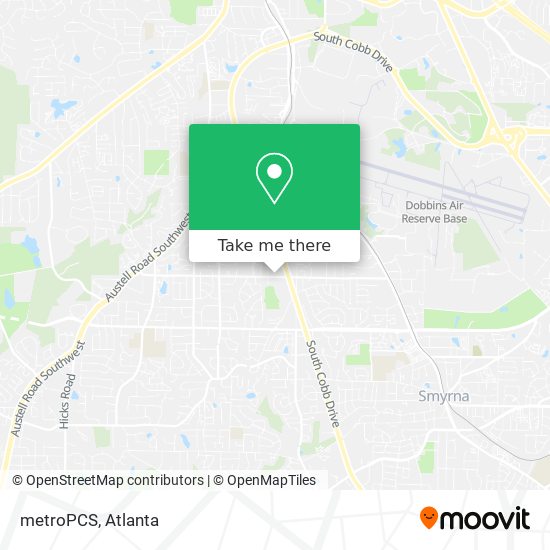 metroPCS map