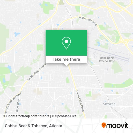 Mapa de Cobb's Beer & Tobacco