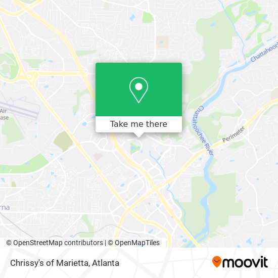 Chrissy's of Marietta map